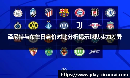 泽尼特与布鲁日身价对比分析揭示球队实力差异
